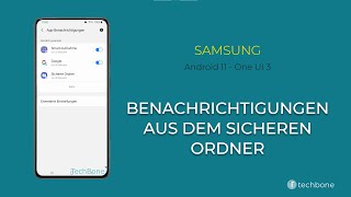 Benachrichtigungen Sicherer Ordner  Samsung Android 11  One UI 3 [upl. by Wanonah]