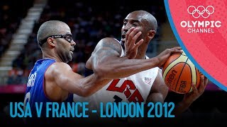 Basketball  Men  USAFRA  London 2012 Olympic Games [upl. by Davy]