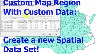 QGIS Intro 2 Spatial Econometrics Create a Custom Spatial Data Set [upl. by Navoj]