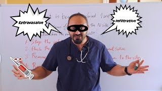 NCLEX 101  Extravasation vs Infiltration [upl. by Whallon]