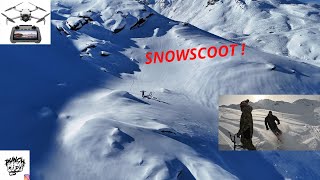 SNOWSCOOT  Drone DJI Mini 4 Pro GoPro 11 Val Thorens 2024  Poudreuse  Ski Snow [upl. by Vashti]