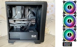 Топовый корпусный комплект в соотношении цена качества вентиляторов Aerocool Duo 12 PRO [upl. by Capps463]