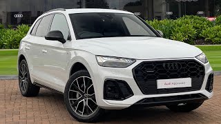 Approved used  Audi Q5 Black Edition 50 TFSI e Quattro at Stafford Audi [upl. by Colburn]