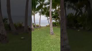 Beach Front Villa at Kokomo Private Island Fiji beach privatepoolvilla travel [upl. by Ecirtap]