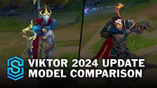 NEW vs OLD Viktor Model Comparison  League of Legends [upl. by Nerraj237]