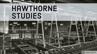 Hawthorne Studies [upl. by Dittman]