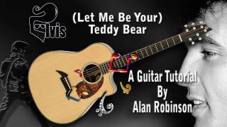 Let Me Be Your Teddy Bear  Elvis  Acoustic Guitar Lesson easyish [upl. by Rhianon76]