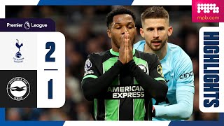 PL Highlights Tottenham 2 Brighton 1 [upl. by Egiedan]