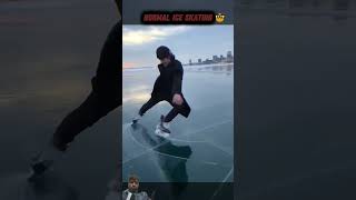 Boys ice skating vs men brutal ice skating shorts troll trollfaceedit [upl. by Naloj]