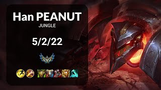 Han Peanut Skarner vs T1 Smash Vi JUNGLE  KR Patch 1418 [upl. by Irina531]