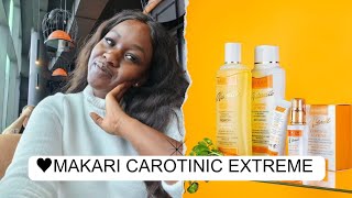 MAKARI FOR Beginners ✨️What you need to know Makari CAROTINIC EXTREME Review Noella In Life [upl. by Anelak435]