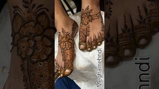 Simple legs mehndi designs mehndi hennadisign legmehndi flowersmehndi hennadesign hennatattoo [upl. by Gowon]