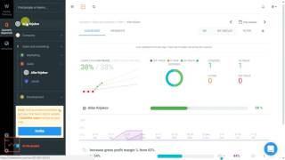 Weekdone  How to link weekly plans to OKRs demo [upl. by Sirod]