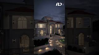 Mr Fadi Amers Villa AlJeeb architecture construction lighting villa design palestine [upl. by Annoyi]