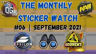 The Monthly Sticker Watch  06  So many collections  CSGO Investing [upl. by Haveman]