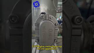 CIXIFM gear metering pump highspeed pump on site application  pumpingsolutions meteringpump [upl. by Gebler]