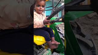 Chhota baccha tractor chalata hua song newsong [upl. by Els]