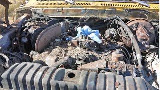 Engine Fire Reveal and Wash Day  1977 Ford F250 XLT Ranger Super Cab [upl. by Yorle482]