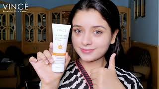 Sunblock for skin protection  UVA amp UVB protection  SPF 40 SPF 50 amp PSF 75  Review Vince Care [upl. by Kyriako]