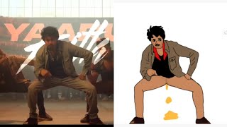 MATTA Video Song Tamil  Thalapathy Vijay  Venkat Prabhu  Yuvan Shankar Raja 😂 Meme Funny Draw [upl. by Hgielhsa]