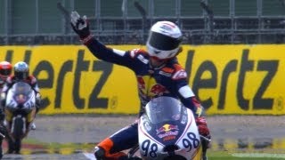 Red Bull MotoGP Rookies Cup 2013  Silverstone race 1 [upl. by Dnomso105]