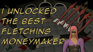 I Unlocked Best Fletching Money Maker [upl. by Ennaeus159]