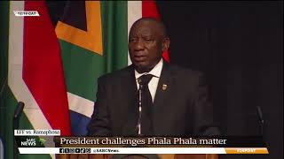 EFF vs Ramaphosa  Phala Phala matter challenged [upl. by Annayr384]