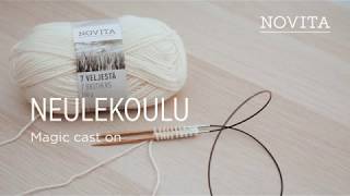 NOVITA NEULEKOULU Magic Cast On [upl. by Willett]