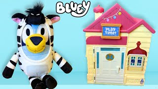 Bluey Onesies Plush Zebra or Queen Blueys Play Date Plush Surprise Toy [upl. by Aehtorod]