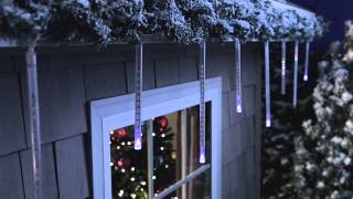 Philips LED Cascading Icicle Light Set  12 count CAN E [upl. by Brad]