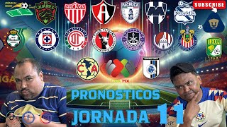 Pronósticos Jornada 11 Liga Mx Apertura 2024 [upl. by Oecile]