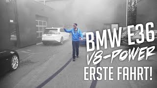 JP Performance  BMW E36 V8  Erste Fahrt [upl. by Duax850]