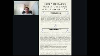 PROBABILIDADPROBABILIDADES POSTERIORES CON MÁS INFORMACIÓN [upl. by Luce]