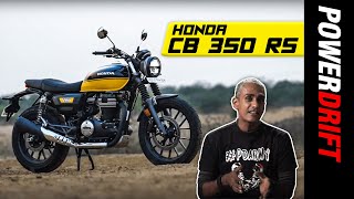 Honda CB350 RS  First ride review  PowerDrift [upl. by Leirrad]