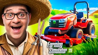 FARMING SIMULATOR 2025 11  VOU CORTAR RELVAAAAA [upl. by Odelet814]