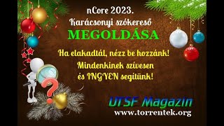 nCore 2023 Karácsonyi szókereső Megfejtése AZONNAL [upl. by Yahiya]