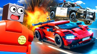 EPIC LEGO Police Chases amp MASSIVE Car Crashes in the Best of Brick Rigs [upl. by Georas]