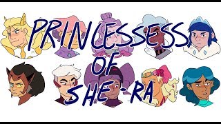 SPEEDPAINT The Princesses of Shera And Catra [upl. by Phoebe]