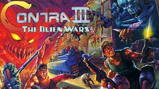 Solo Stream 28 Contra III The Alien Wars Attempting Hard Part 2 [upl. by Imef]