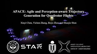 APACE Agile and PerceptionAware Trajectory Generation for Quadrotor Flights [upl. by Akinod518]