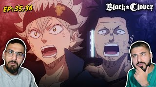 ASTA AND YAMI TEAMWORK BLACK CLOVER EPISODE 3536 REACTION [upl. by Treblig]