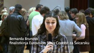 Bernarda Brunovic Eurovision Song Contest Switzerland [upl. by Navoj]