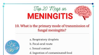 Meningitis questions with answers।। Agent symptoms complications diagnosis amp treatment [upl. by Nebur773]