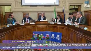 LA NORMATIVA ANTIRICICLAGGIO E LE PROCEDURE ESECUTIVE IMMOBILIARI  26022024 [upl. by Mraz525]