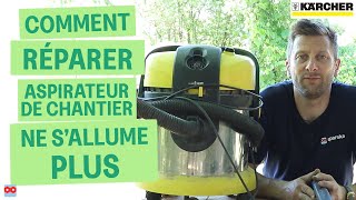 Comment réparer un aspirateur de chantier qui ne s’allume plus [upl. by Lledniuq811]