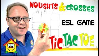 Noughts amp Crosses  Tic Tac Toe  Sticky ball game  ESL game for your class [upl. by Yllek]