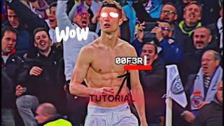 white line popular moving watermark tutorial 😮‍💨🔥 video tutorial football [upl. by Toni300]