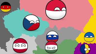 Countryballs History of Czech and Slovakia [upl. by Namqul]