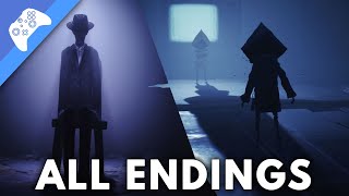 Little Nightmares 2 Ending  Secret Ending Cutscenes [upl. by Lennaj313]