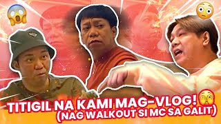 TITIGIL NA KAMI MAGVLOG NAG WALK OUT SI MC SA GALIT  BEKS BATTALION [upl. by Gnohc]